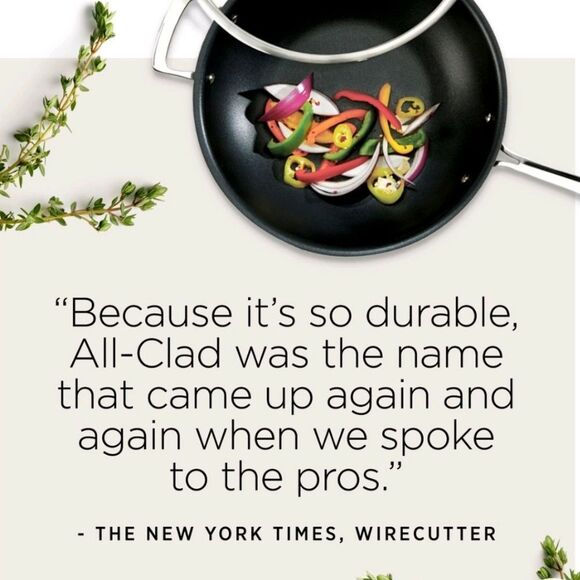 All-Clad Essentials Nonstick 7QT Stockpot w/Lid - Picture 7 of 15